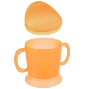 Hrnek UH dětský+pítko 0,23 l oranžová