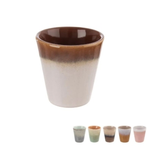 Hrnek kamenina espresso 0,1 l mix 1 ks bez ucha