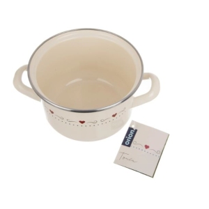 Hrnec smalt TONČA Lem 1,4 l