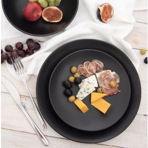 Talíř ker. mělký ¤27cm černá