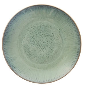 Talíř ker. mělký GLAZE ¤27cm zelená