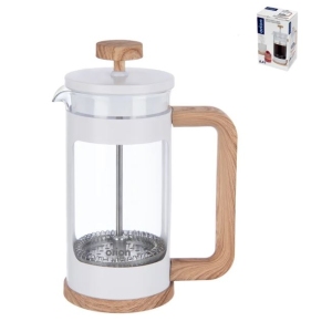 Konvice borosil.sklo/UH french press 0,4l WHITELINE