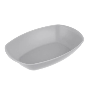 Talíř UH servír. SANDY ovál 17x12 cm šedá