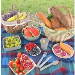 Talíř UH hluboký SANDY 17,5x17,5 cm zelená