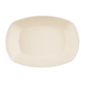 Talíř UH servír. SANDY ovál 17x12 cm smetanová