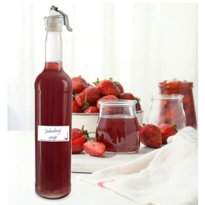 Samolepky na dárky SRDÍČKA obdélník prázdné 28ks