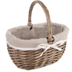Koš proutí/bavlna+PES piknik malý