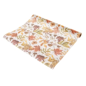 Ubrus-běhoun papír podzimní listí 180x40 cm