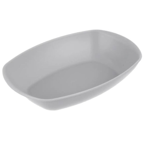 Talíř UH servír. SANDY ovál 25x15,5 cm šedá