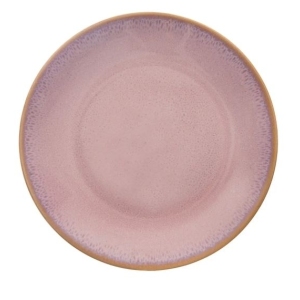 Talíř ker. dezertní GLAZE pr. 20,5 cm růžová