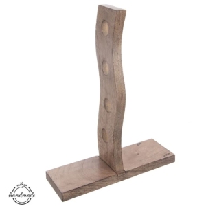 Stojan na víno dřevo MANGO 4 pozice