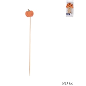Napichovátka bambus Halloween dýně 20 ks