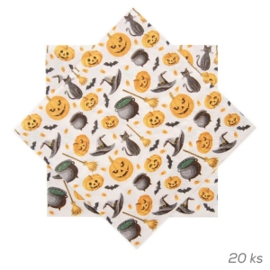 Ubrousek papír Halloween 20 ks 33x33 cm