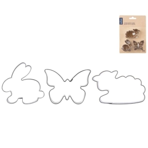 Vykrajovačka nerez jaro II 3 ks