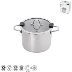 Hrnec nerez VENICE 2,3 l poklice sklo