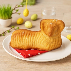 Silikonová forma beránek béžová