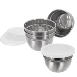 Miska nerez/UH víčko omáčky pr. 8 cm 4 ks