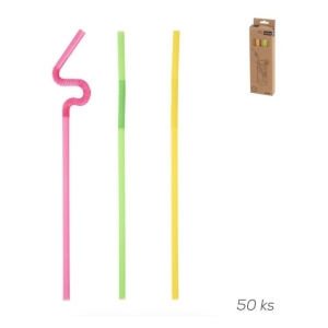 Brčko UH nápoj.opak.použ. 50 ks 24 cm s dlouhým kloubem mix