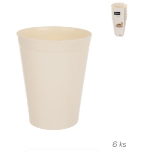 Pohár UH SANDY 0,3 l 6 ks smetanová