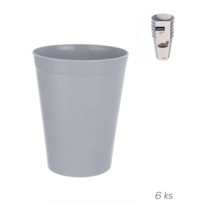 Pohár UH SANDY 0,3 l 6 ks šedá