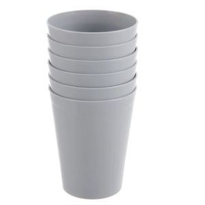 Pohár UH SANDY 0,3 l 6 ks šedá