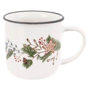 Hrnek ker. Vánoce větvička 0,35 l