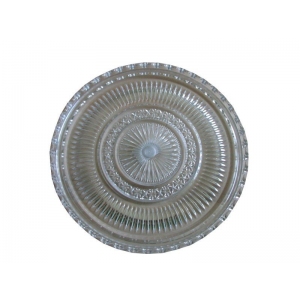 Podnos plastový kulatý broušený 28cm