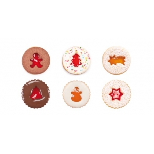 Tescoma Vykrajovátka vánoční na linecké cukroví DELÍCIA, 8ks (630912)