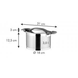 TESCOMA ULTIMA s poklicí o 18 cm 3.0 l 780622