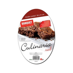 Pekáč oválný 30x21cm Red Culinaria