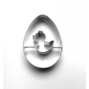 Formička vykrajovací Vajíčko střed kuře 5,5cm