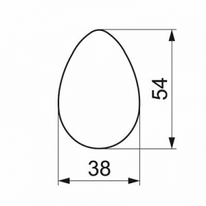 Formička vykrajovací VAJÍČKO 55 mm