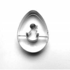 Formička vykrajovací Vajíčko střed kuřátko ve skořápce 5,5cm