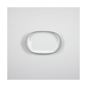 Formička nerezová vykrajovací moka oválek 4cm