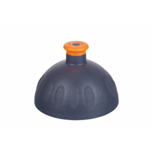 Náhradní víčko ke Zdravé lahvi antracit/zátka oranžová VPVZ0207