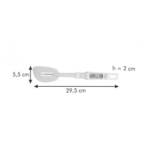 Tescoma Teploměr digitální se stěrkou DELÍCIA (630128)
