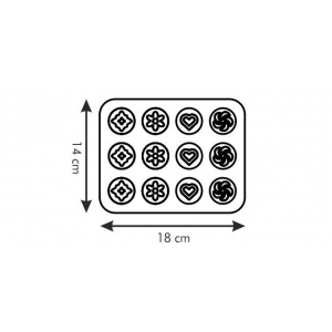Formičky na čokoládu Delícia Choco, čokomix