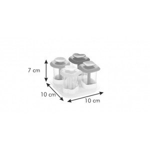 Tescoma Tvořítko na jednohubky PRESTO FOODSTYLE, 4 tvary (422240)