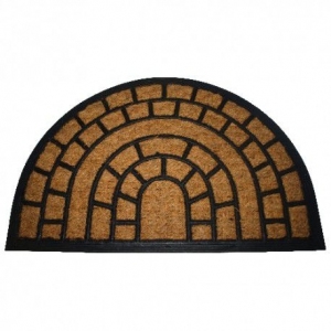 Rohožka půlkruh guma/kokos 40x60 cm