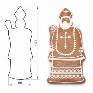 Formička vykrajovací Mikuláš malý 13 cm