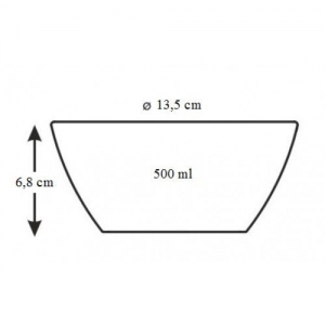Banquet Vita 69VET14141 Miska 500 ml