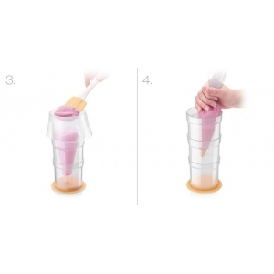 Tescoma Delícia Stojan s tryskami a zdobicími sáčky