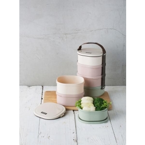 Lock&Lock HPL773 Jídlonosič čtverhranný 4x680 ml