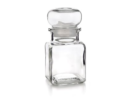 kořenka 120ml hran.s uzávěrem skl.